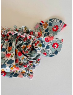 Bikini en liberty Betsy porcelaine