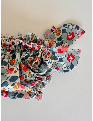 Bikini en liberty Betsy porcelaine