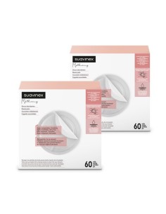 Pack discos de lactancia absorbentes nature 60 uds 2