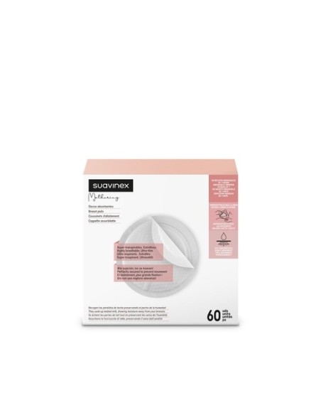 Pack discos de lactancia absorbentes nature 60 uds