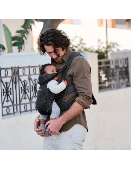 Mochila portabebé move negro