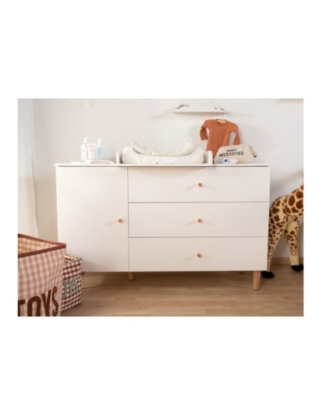 Cómoda cambiador wonder white