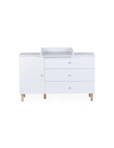 Cómoda cambiador wonder white