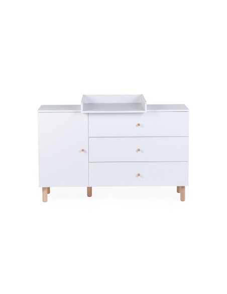 Cómoda cambiador wonder white