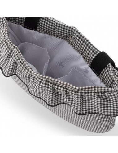 Bolso organizador boho polo black 13x38x20 cm