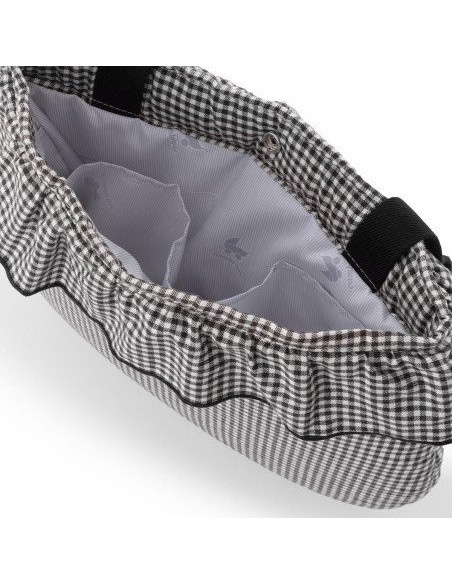 Bolso organizador boho polo black 13x38x20 cm