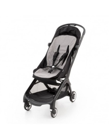 Colchoneta silla universal ovalada polo black 43x88x1 cm