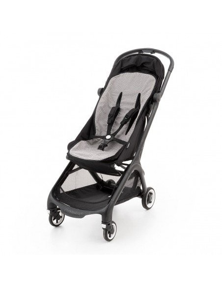 Colchoneta silla universal ovalada polo black 43x88x1 cm