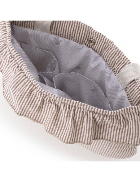 Bolso organizador boho candela wine 13x38x20 cm