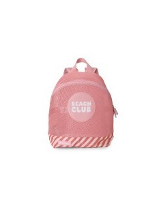 Mochila infantil antiarena stripes bloom & blush