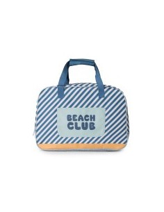 Bolso de playa con rejilla stripes blues & beyond