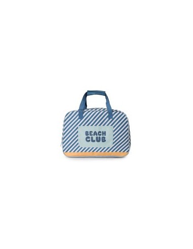 Bolso de playa con rejilla stripes blues & beyond