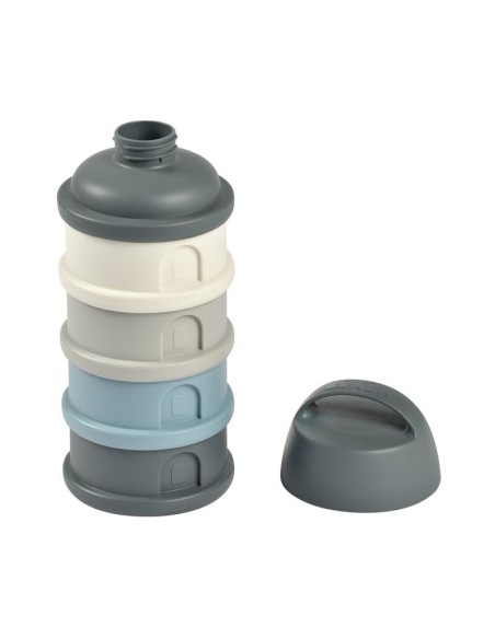 Caja dosificadora 4 compartimentos mineral grey / blue