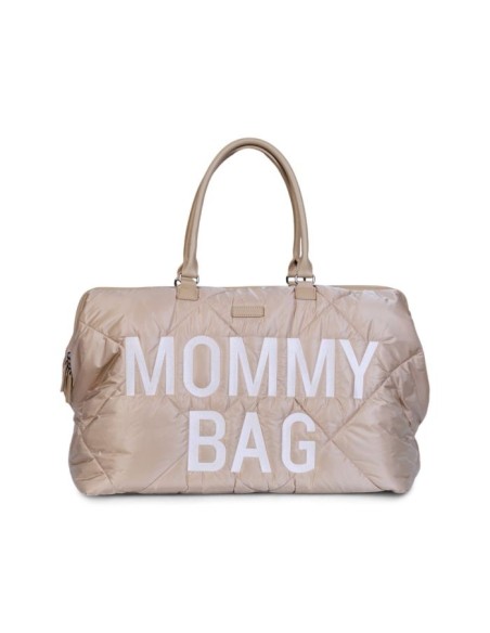 Bolso maternidad puffered beige