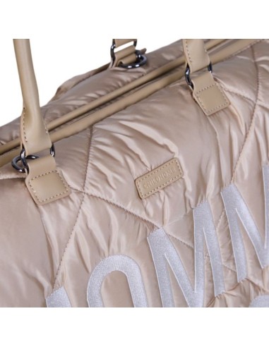 Bolso maternidad puffered beige