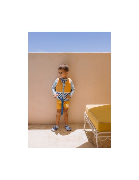 Chaleco flotador aprendizaje stripes blues & beyond