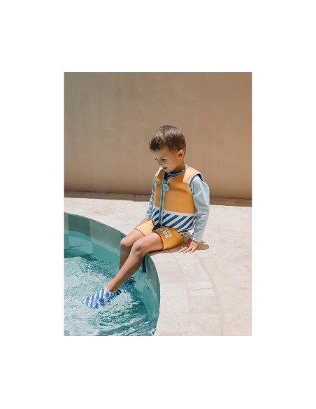 Chaleco flotador aprendizaje stripes blues & beyond