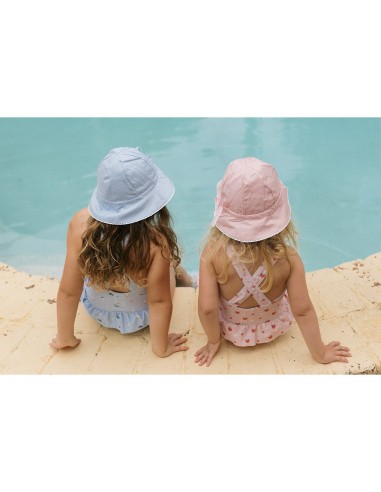 Gorrito algodón ajustable serenity blue