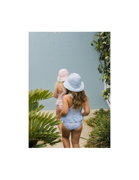 Gorrito algodón ajustable serenity blue