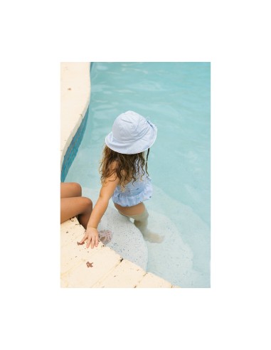 Gorrito algodón ajustable serenity blue