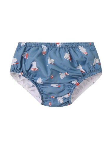 Bañador pañal volantes hippos