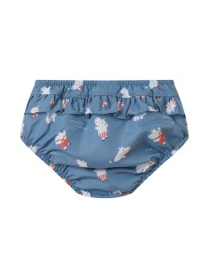 Bañador pañal volantes hippos 2