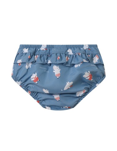 Bañador pañal volantes hippos