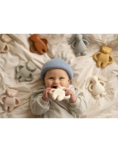 Mordedor de caucho natural conejo sand 2