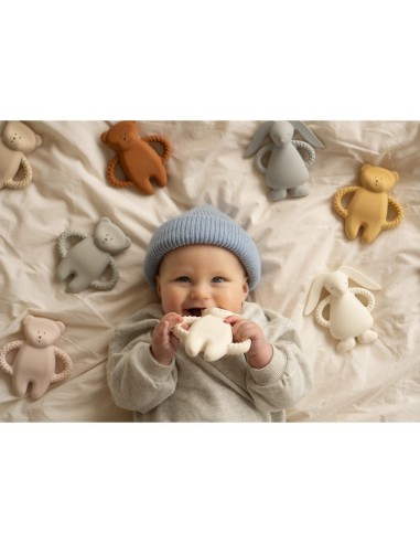 Mordedor de caucho natural conejo sand