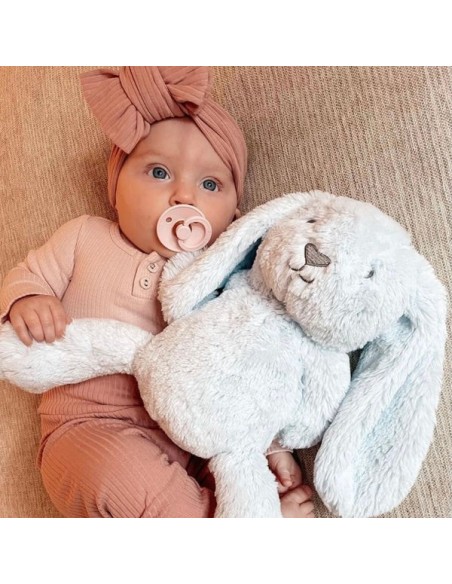 Peluche conejo baxter azul pastel 34 cm