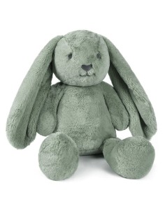 Peluche conejo blanco 40 cm verde sage