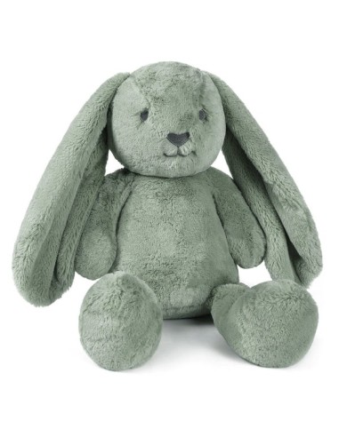 Peluche conejo blanco 40 cm verde sage
