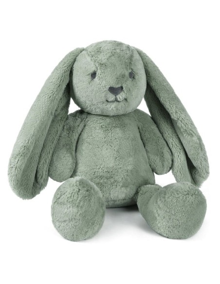 Peluche conejo blanco 40 cm verde sage