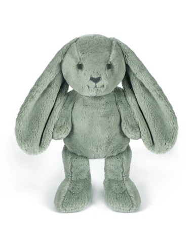 Peluche conejo blanco 40 cm verde sage