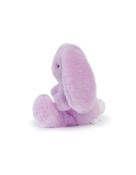 Peluche mini conejo lila 25 cm