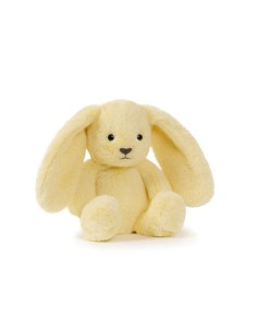 Peluche mini conejo amarillo 25 cm