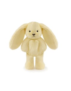 Peluche mini conejo amarillo 25 cm 2