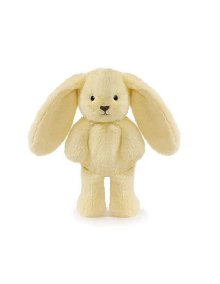 Peluche mini conejo amarillo 25 cm