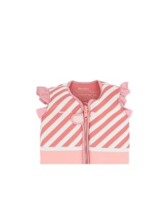 Chaleco flotador aprendizaje sin cuello stripes bloom & blush