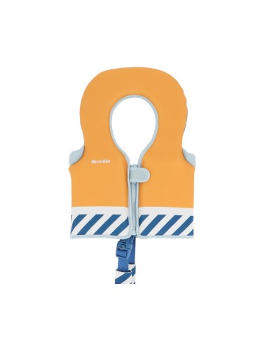 Chaleco flotador aprendizaje con cuello stripes blues & beyond