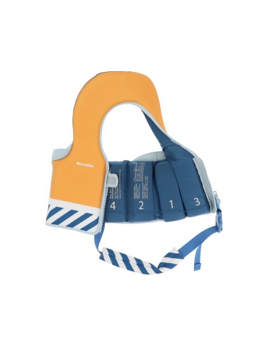 Chaleco flotador aprendizaje con cuello stripes blues & beyond