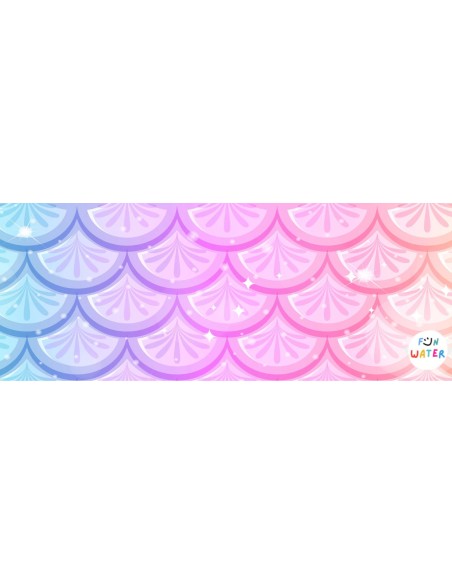 Gafas de natación rosa con turbante sirenas 3-12 años