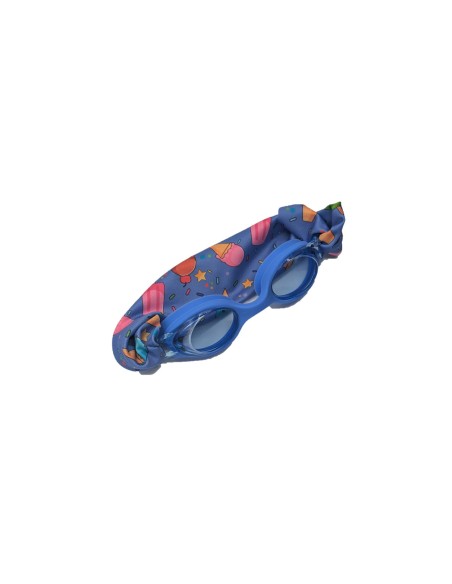 Gafas de natación azul oscuro con turbante helados 3-12 años