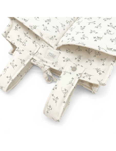 Bolsito cochecito audrey olive bloom canvas