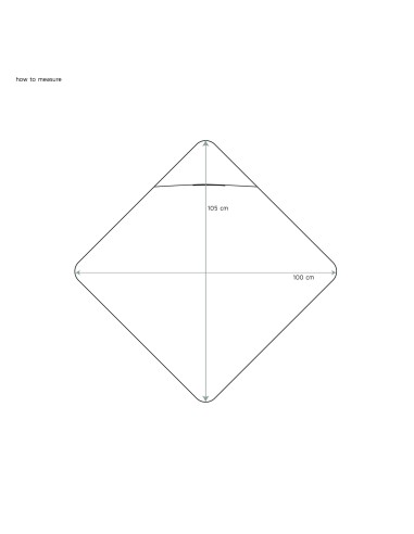 Capa arrullo wafel Antwerp natural