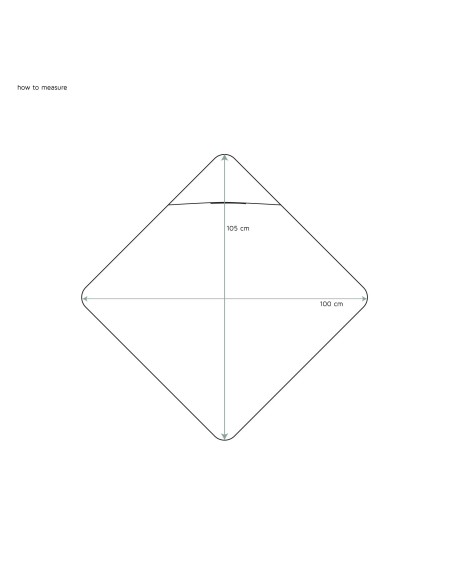 Capa arrullo wafel Antwerp natural