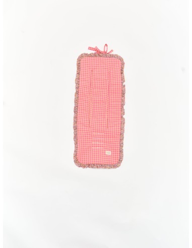 Colchoneta vichy strawberry & volante Laida