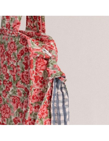Bolso de paseo mini vichy poppies