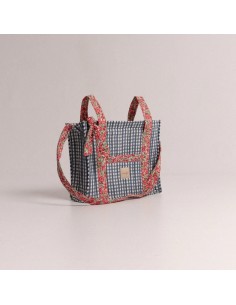 Bolso de paseo  maxi  vichy poppies 2