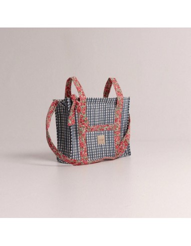 Bolso de paseo  maxi  vichy poppies